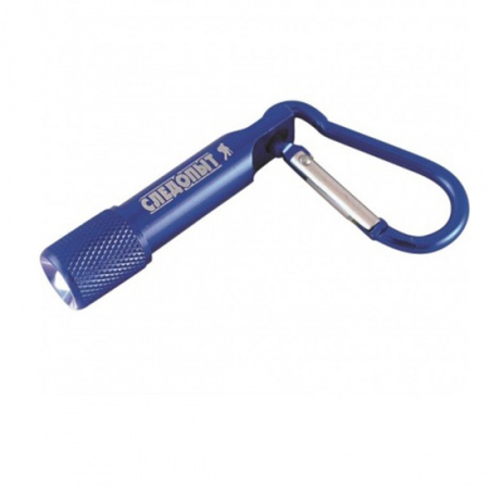 Карабин, 5 см, с фонариком (Следопыт)