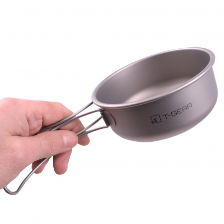 Миска с ручками титановая T-Gear Titanium Bowl 450