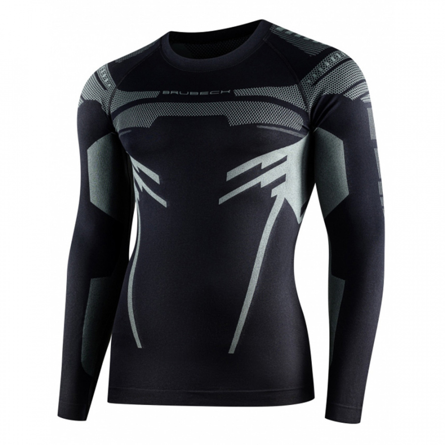 Термобелье мужское Brubeck футболка с длинным рукавом зональная DRY