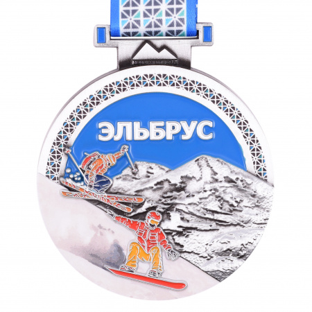 Медаль Эльбрус Зима
