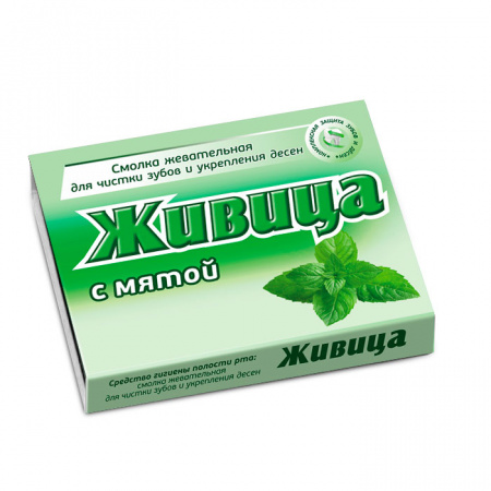 Смолка жевательная Алтайский нектар Живица (с мятой), блистер 0,8г №5