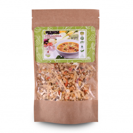 Organic Food Суп-лапша с грибами, 100 гр