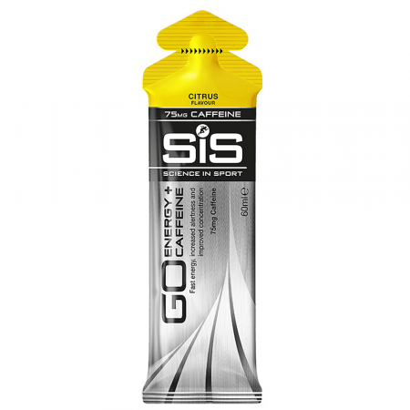 Гель энергетический с кофеином 75 мг SIS Go PLUS Caffeine Gel, Цитрус, 60мл