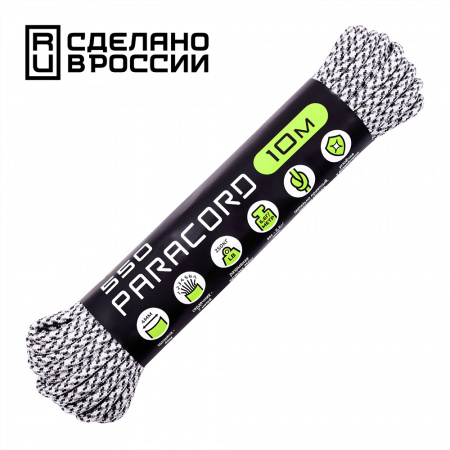 Паракорд 550 CORD nylon 10м RUS (arctic camo)
