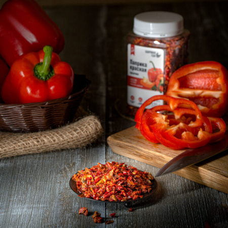 Паприка сушеная красная 170 г (Здоровая Еда)