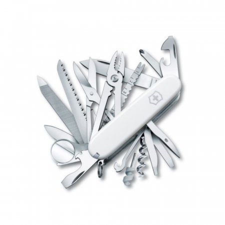 Нож перочинный Victorinox SwissChamp (1.6795.7R) 91мм 33функц. белый карт.коробка