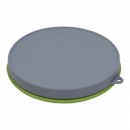 Миска силиконовая с крышкой оливковая 1000 мл. Track