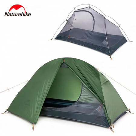 Палатка Naturehike Spider 1 20D NH18A095-D с футпринтом