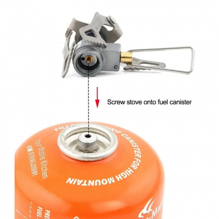 Горелка газовая титановая сверхлегкая Horent BRS -3000T