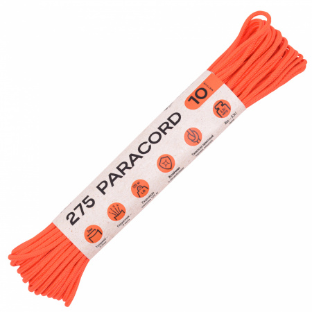 Паракорд 275 T-Gear x CORD nylon 10м (Neon Orange)