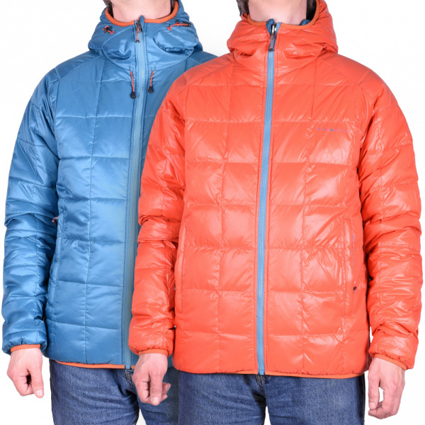 TrangoWorld куртка пуховая Chaqueta Groove RVSB JKT M синяя/оранжевая