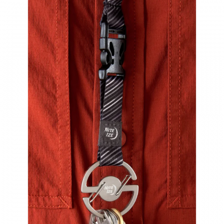 Брелок для ключей NiteIze Medallion Key Lanyard, стальной