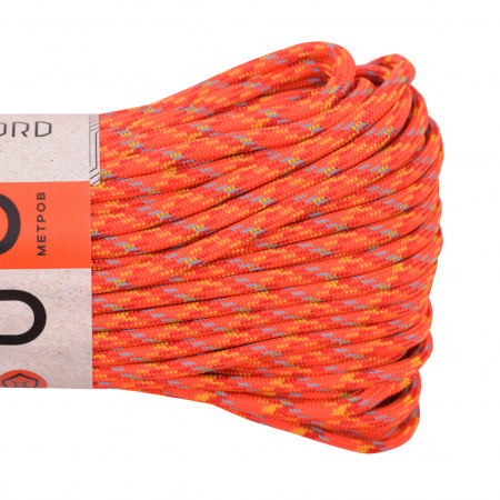 Паракорд 550 T-Gear x CORD nylon 30м световозвращающий