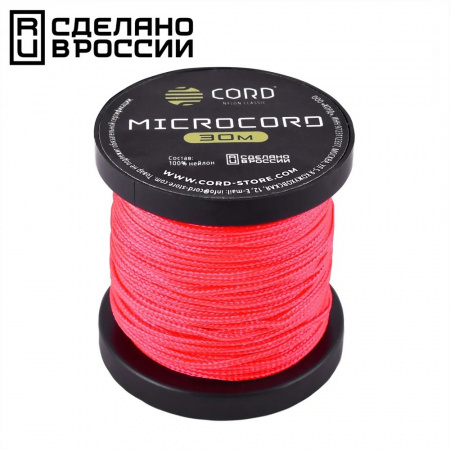 Микрокорд CORD катушка 30м (neon pink)