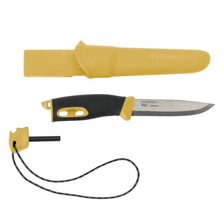 Нож Morakniv Companion Spark Yellow, нержавеющая сталь, цвет желтый