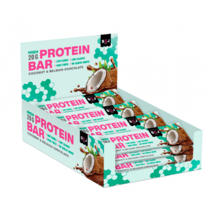 Батончик протеиновый "PROTEIN BAR" с кокосом в молочном шоколаде без добавления сахара 50г