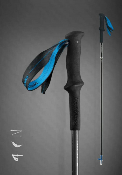 Треккинговая палка Naturehike all carbon 4-node NH18D020-Z
