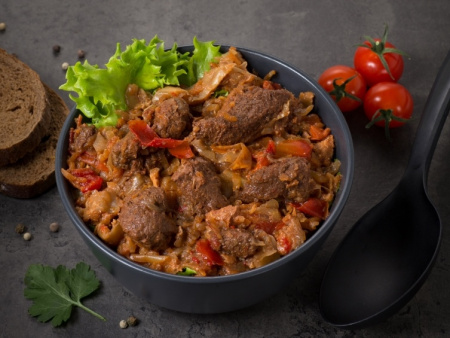 Готовое блюдо Говядина со сладким перцем 250 г. (Кронидов)