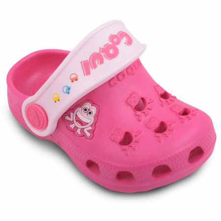 Сабо COQUI 8701 фуксия, Lt.fuchsia-Pale pink, 25-26