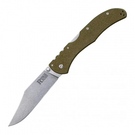 CS_20KR7 Range Boss OD - нож склад., пластик. оливк. рук-ть, клинок 4034SS