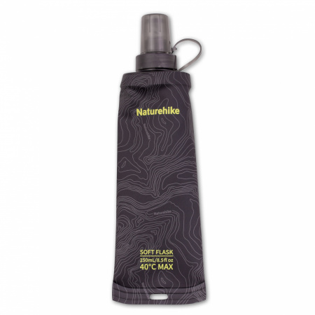 Бутылка мягкая Naturehike Yunquan TPU Soft-Sided Water Bottle CNK2650CF013 250 мл черная