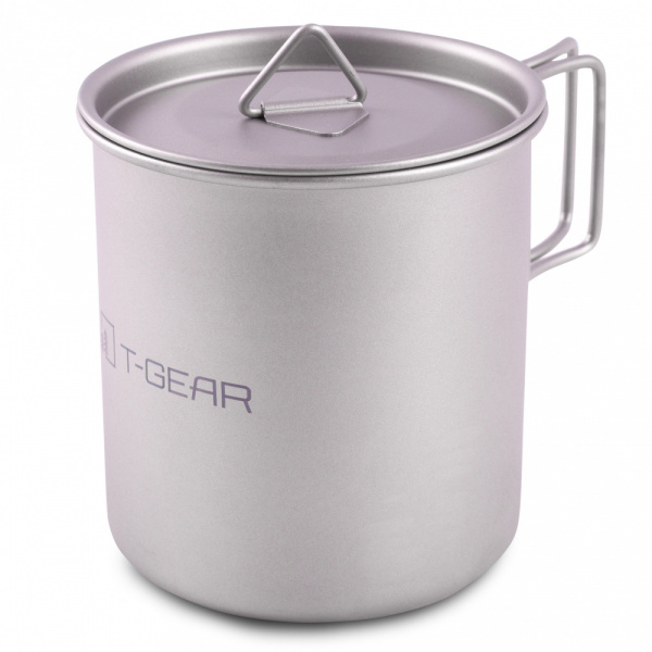 Кружкa с крышкой титановая T-Gear Titanium Mug With Lid 400