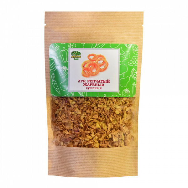 Organic Food Лук репчатый жареный, 140 гр