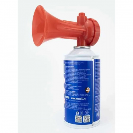 Звуковое сигнальное устройство РЕВУН, комплект (баллон и горн), аэрозоль 140 мл