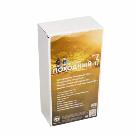 Сухой паек ПОХОДНЫЙ Вариант 3 (ИРП-ПОХОДНЫЙ3) СПЕЦПИТ