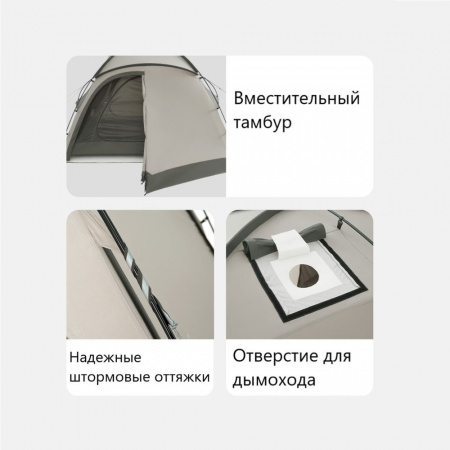 Палатка кемпинговая Naturehike SHAN DI 2 CNK2300ZP017