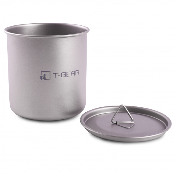 Кружкa с крышкой титановая T-Gear Titanium Mug With Lid 500