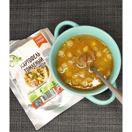 Картофель томлен. с мясом, реторт пакет (Фермер)