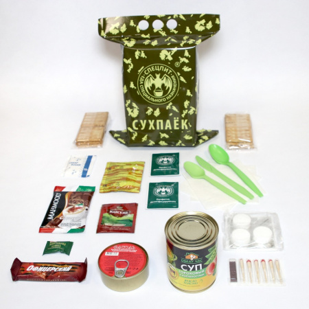 Сухой паек разовый Обед Вариант 4 (ИРП-Обед4) СПЕЦПИТ
