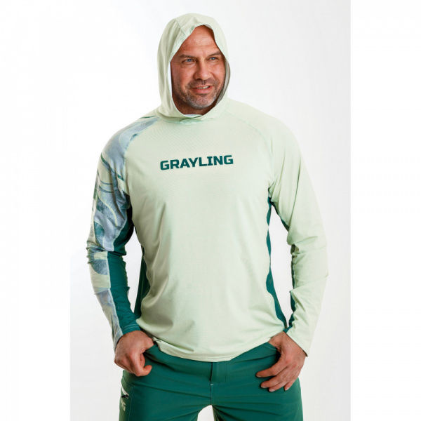 Лонгслив с капюшоном GRAYLING Marlin (Марлин) GLMH-01 (Novatex)