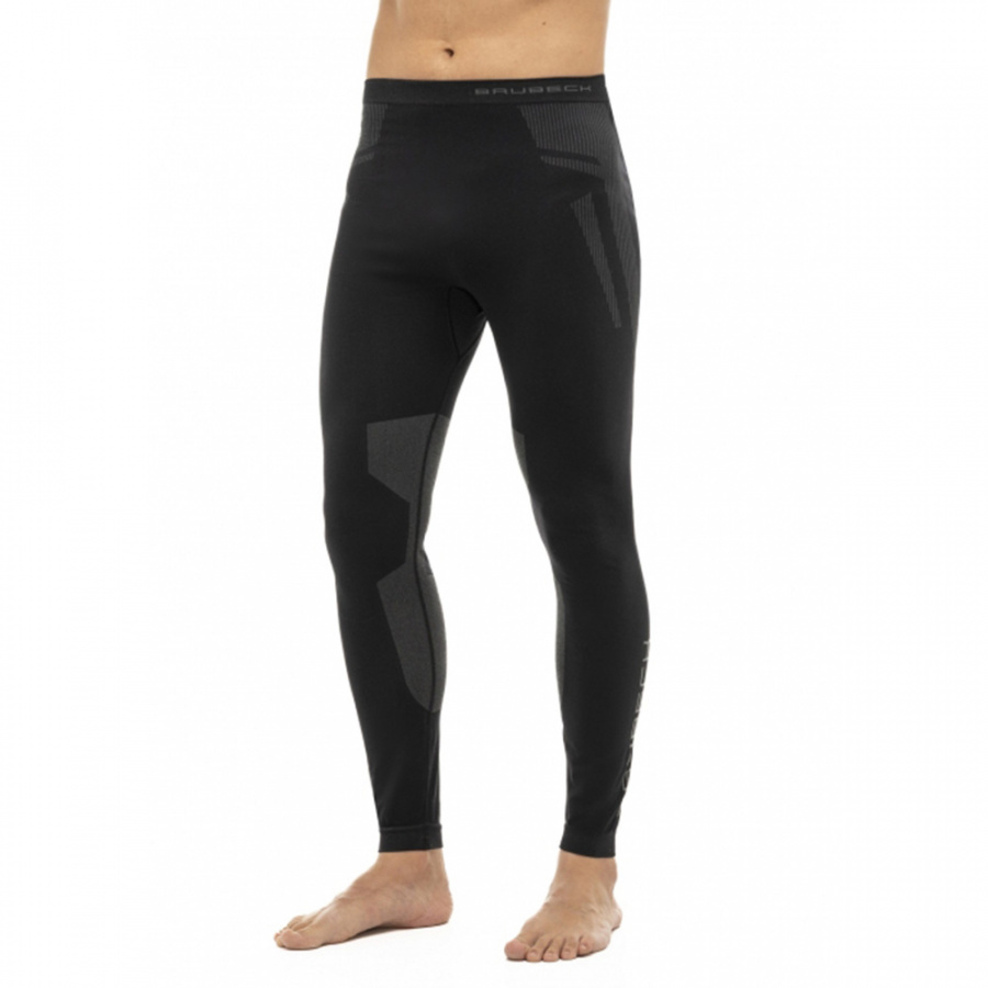 не исп_Термобелье мужское Brubeck кальсоны зональные DRY черно-графитовые V2 XL