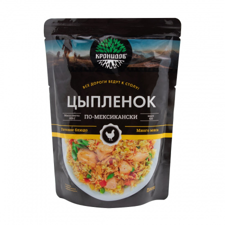 Готовое блюдо Цыпленок по Мексикански 325г. (Кронидов)