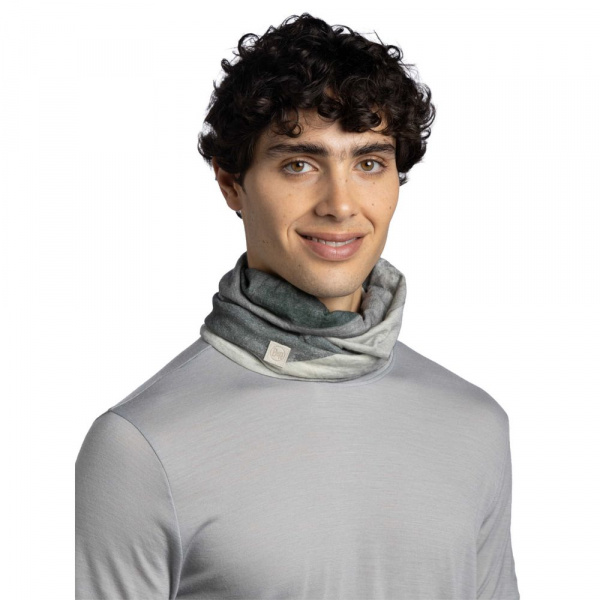 Бандана Buff Merino Lightweight Prints Aler Grey