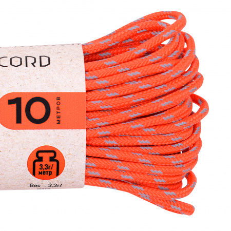 Паракорд 275 T-Gear x CORD nylon 10м световозвращающий