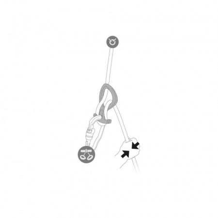 Petzl спусковое устройство Pirana Club