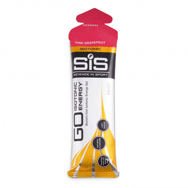 Гель энергетический SIS Go Isotonic Gel, Розовый грейпфрут, 60мл 4шт