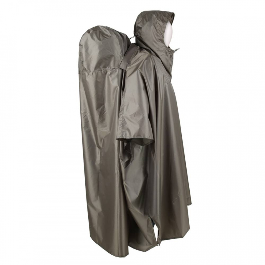 Накидка-Пончо Сплав Dromader оливковый тафета рип-стоп проклеенная