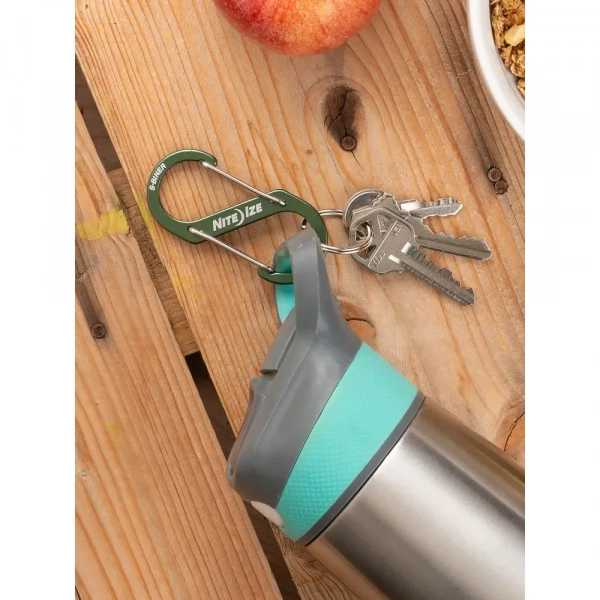 Карабин металлический NiteIze S-Biner Carabiner, алюминевый,размер 3