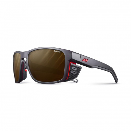 Очки солнцезащитные Julbo Shield REACTIV 2-4 Polarized MATT TRANSLUCENT Black/Orange J5065014