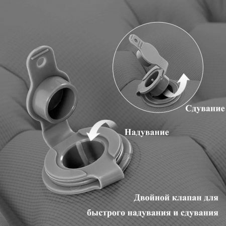 Коврик надувной с подушкой Naturehike FC-12 NH19Z012-P