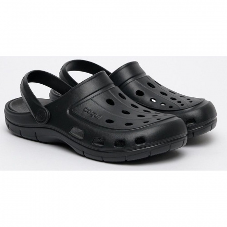 Сабо COQUI мужские 6351 черные, Black-Antracit, 46