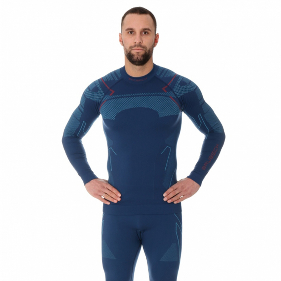 Термобелье мужское Brubeck футболка с длинным рукавом THERMO NILIT HEAT