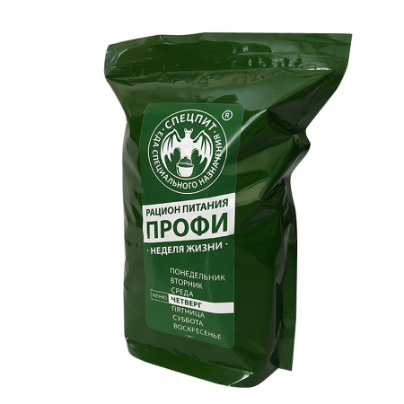 Рацион питания ИРП меню "ЧЕТВЕРГ" (Профи) Спецпит