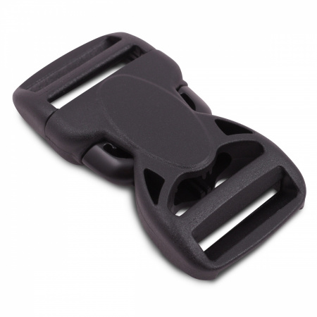 Пряжка фастекс Duraflex Dual Rock Lockster Oval 25мм, две регулировки, 1-07605/1-07145, черный