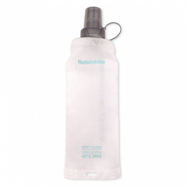 Бутылка мягкая Naturehike Yunquan TPU Soft-Sided Water Bottle CNK2650CF013 250 мл белая