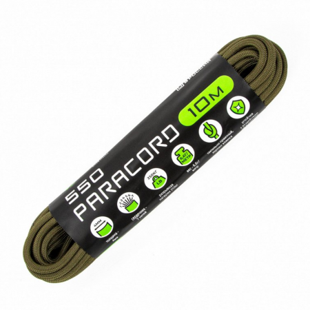 Паракорд 550 CORD nylon 10м RUS (olive)